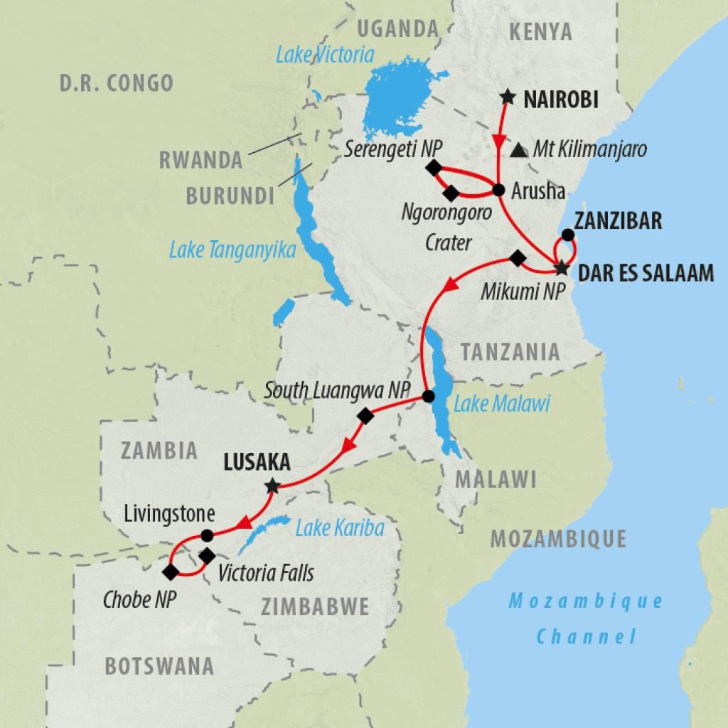 mapa de mapa expresar Quenia