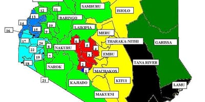 Mapa de kisumu Quenia